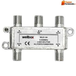 Wellbox-1_4-5-2400-Mhz-Splitter.jpg Wellbox 1/4 5-2400 Mhz Splitter